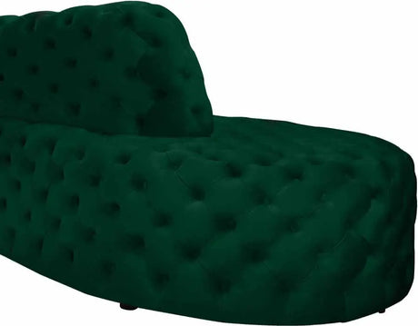 Meridian Furniture - Royal 2 Piece Sectional In Green - 654Green-Sectional