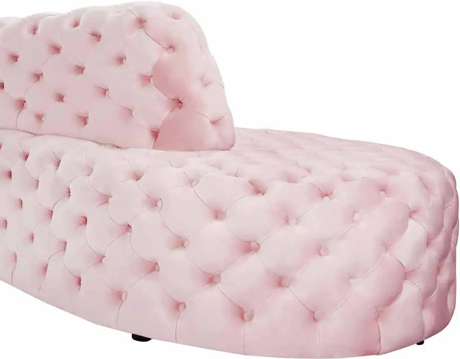 Meridian Furniture - Royal 2 Piece Sectional In Pink - 654Pink-Sectional