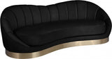 Meridian Furniture - Shelly Velvet Sofa In Black - 623Black-S