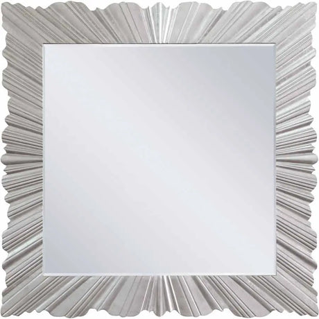 Meridian Furniture - Silverton Mirror In Silver Leaf - 448-M