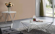 Skyler 3 Piece Occasional Table Set In Chrome - 244-3Set | Meridian - sold by Home Elegance USA