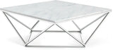 Meridian Furniture - Skyler Coffee Table In Chrome - 244-C