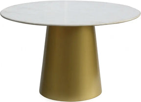 Sorrento Dining Table In Gold - 727-T | Meridian