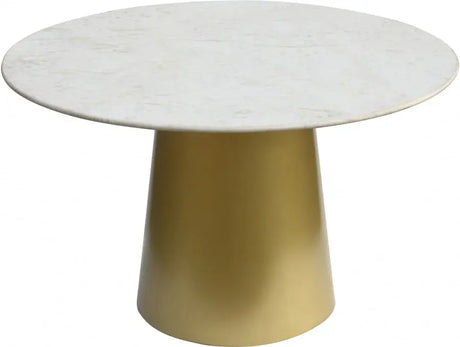 Meridian Furniture - Sorrento Dining Table In Gold - 727-T