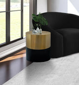 Meridian Furniture - Sun End Table In Black And Gold - 287-Et