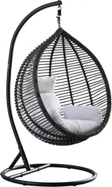 Meridian Furniture - Tarzan Outdoor Patio Swing Chair In Dark Grey - 332