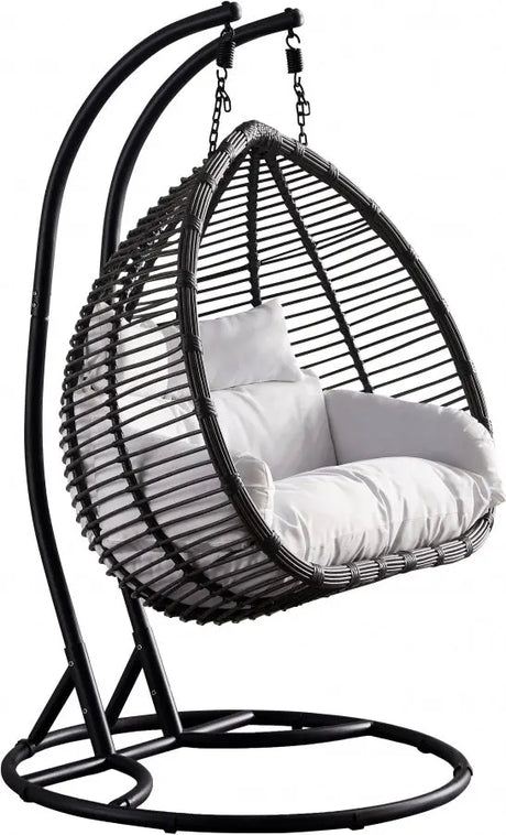 Meridian Furniture - Tarzan Outdoor Patio Swing Chair In Dark Grey - 334