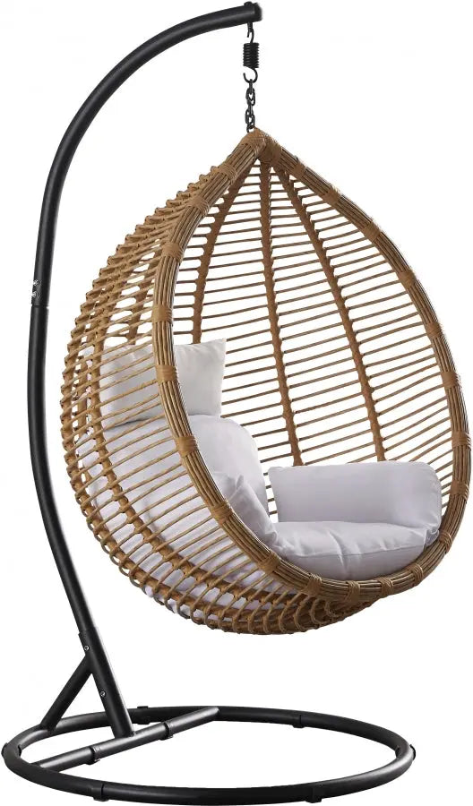 Meridian Furniture - Tarzan Outdoor Patio Swing Chair In Natural - 333