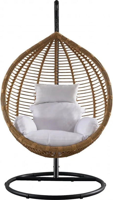 Meridian Furniture - Tarzan Outdoor Patio Swing Chair In Natural - 333