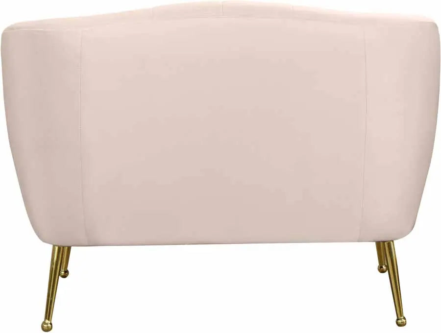 Meridian Furniture - Tori 3 Piece Living Room Set In Pink - 657Pink-S-3Set