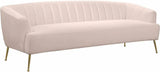 Meridian Furniture - Tori Velvet Sofa In Pink - 657Pink-S