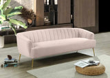 Meridian Furniture - Tori Velvet Sofa In Pink - 657Pink-S