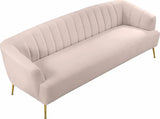 Meridian Furniture - Tori Velvet Sofa In Pink - 657Pink-S