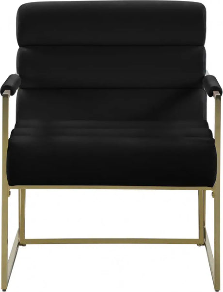 Meridian Furniture - Wayne Velvet Accent Chair In Black - 526Black