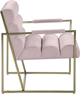 Meridian Furniture - Wayne Velvet Accent Chair In Pink - 526Pink