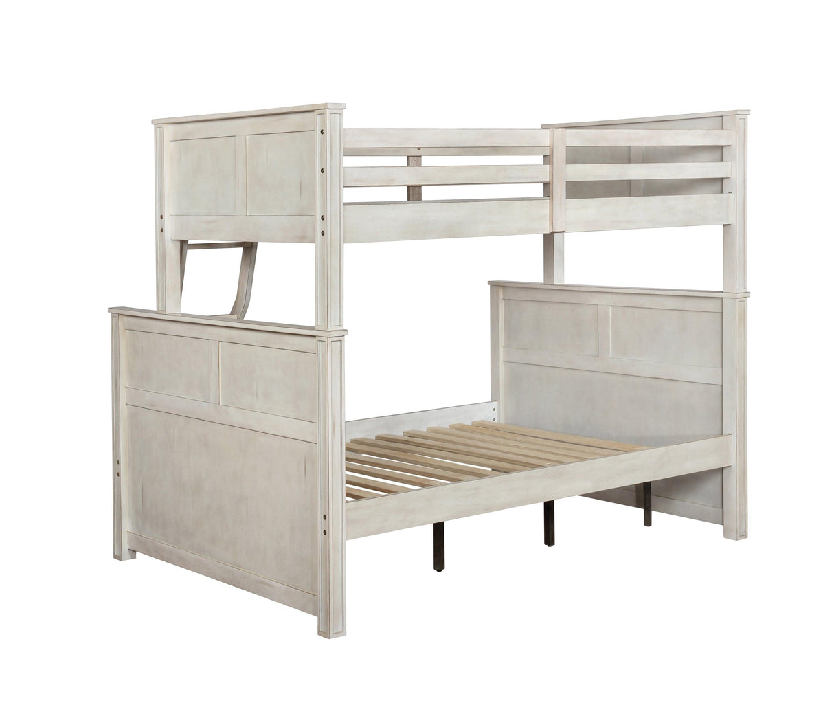 Montrose Twin/Full Bunk Bed Antique White By Coaster Furniture - Home Elegance USA