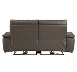 Moroni 2-Piece Sofa Set In Dark Brown 8259Rfdb*2Pwh | Homelegance - sold by Home Elegance USA