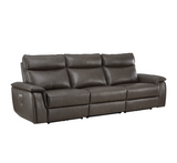 Moroni 2-Piece Sofa Set In Dark Brown 8259Rfdb*2Pwh | Homelegance - sold by Home Elegance USA