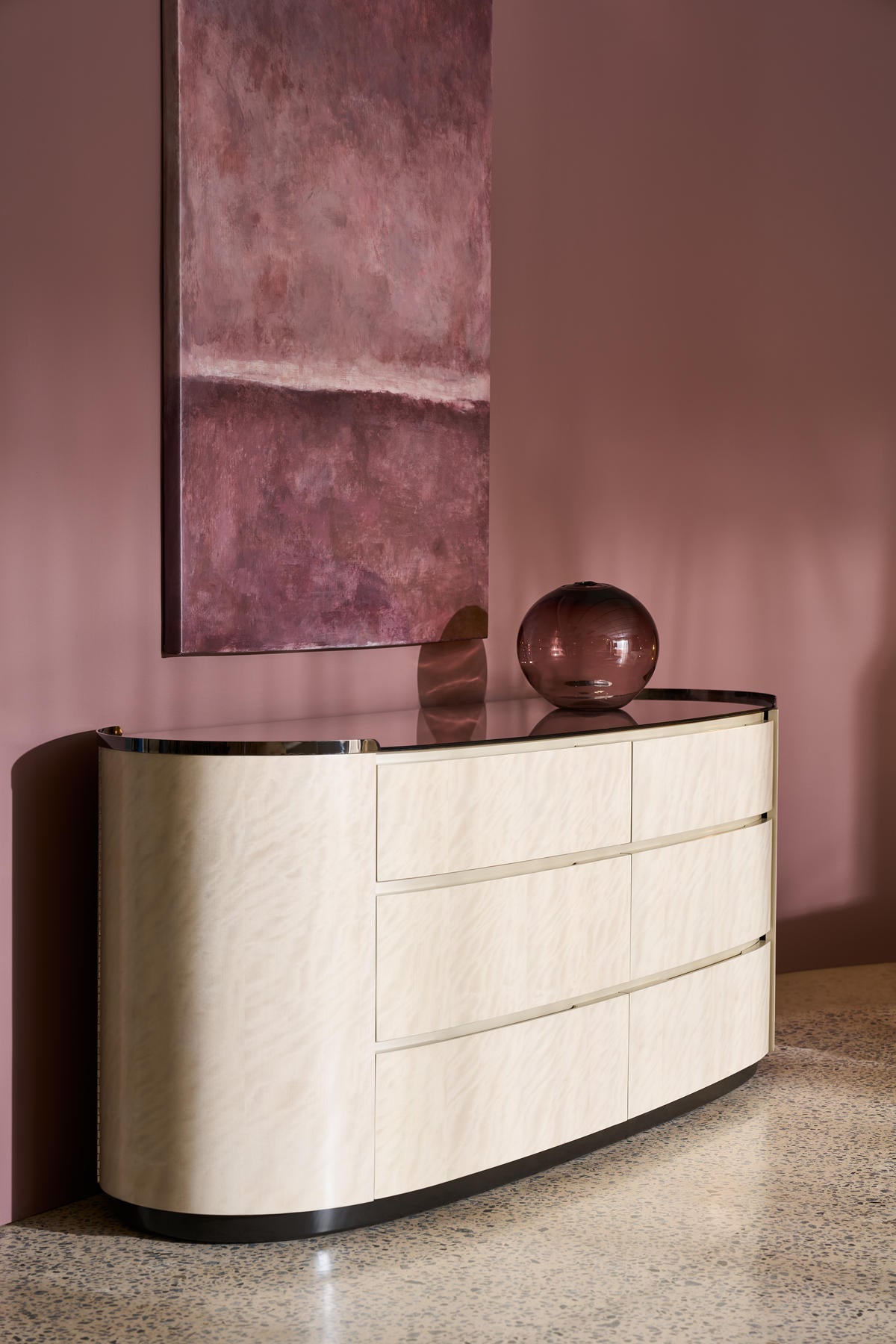 Muse Dresser | Caracole Classic | Smoked Bronze & Nebulous Finish | CLA-024-013 - sold by Home Elegance USA