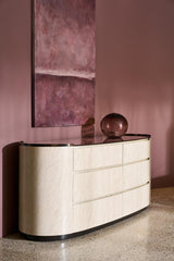 Muse Dresser | Caracole Classic | Smoked Bronze & Nebulous Finish | CLA-024-013 - sold by Home Elegance USA