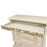 Platine De Royale Champagne 6 Drawer Chest | Aico