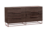 Nova Domus Benzon Italian Modern Dark Rovere Dresser | VIG