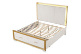 Obsession Modern Bedroom Set White and Gold | Galaxy - Home Elegance USA