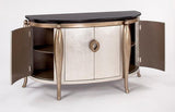 Old World Gold Combined with Soft Silver Gold Wash Cabinet 2911-S by Artmax Furniture Artmax Furniture