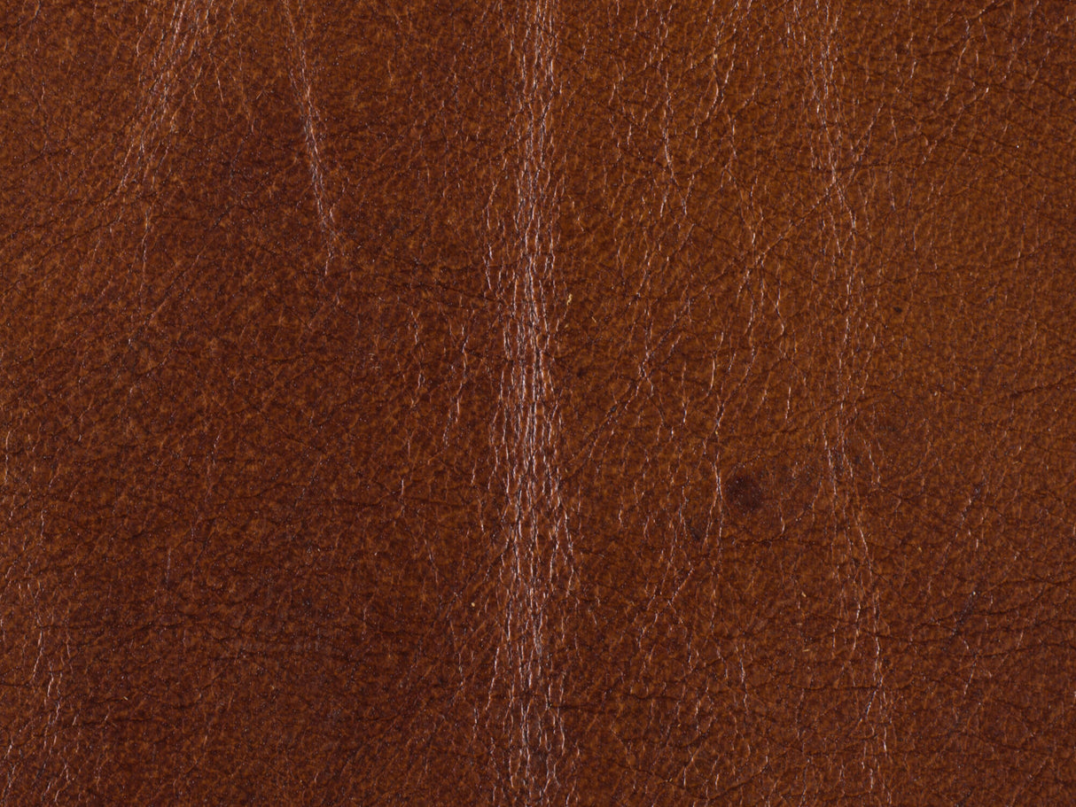 Exton Stationary Sofa in Old English Saddle Leather & Natchez Brown Legs – Hooker Furniture