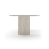 Overlap Rectangle Dining Table Latte Gloss | Caracole Classic