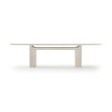 Overlap Rectangle Dining Table Latte Gloss | Caracole Classic