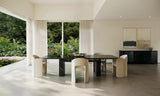 Overlap Rectangle Dining Table Piano Black | Caracole Classic