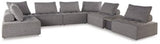 Ashley Brown Bree Zee P160P6 8 - Piece Outdoor Sectional - P160P6 - Home Elegance USA - 1