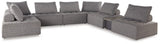 Ashley Brown Bree Zee P160P6 8-Piece Outdoor Sectional