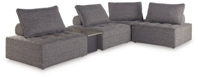 Ashley Brown Bree Zee P160P5 5 - Piece Outdoor Sectional - P160P5 - Home Elegance USA - 1