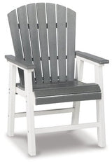 Ashley Gray/White Transville Arm Chair (Set of 2) - P210 - 601A - Home Elegance USA - 1