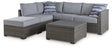 Ashley Gray Petal Road LoveseatSEC/OTTO/TBL Set(Set of 4) | Home Elegance USA
