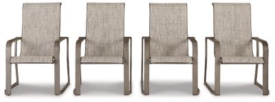 Ashley Beige Beach Front Sling Arm Chair (Set of 4) - P323 - 601A - Home Elegance USA - 1