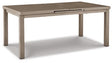 Ashley Beige Beach Front RECT Dining Room EXT Table | Home Elegance USA
