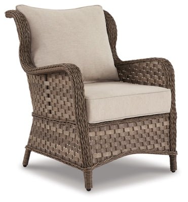 Ashley Light Brown Clear Ridge Lounge Chair w/Cushion (Set of 2) - P361 - 820 - Home Elegance USA - 1