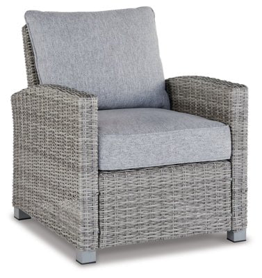 Ashley Light Gray Naples Beach Lounge Chair w/Cushion (Set of 1) | Home Elegance USA