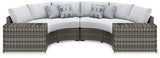 Ashley Gray Harbor Court P459P7 4 - Piece Outdoor Sectional - P459P7 - Home Elegance USA - 1