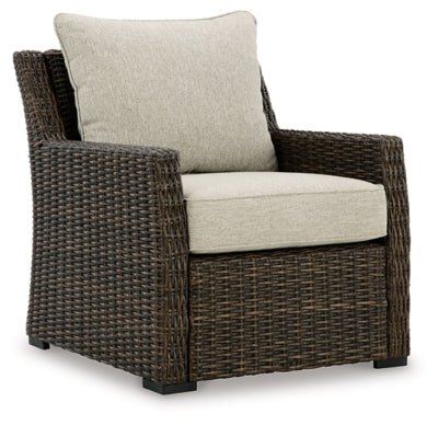 Ashley Brown Brook Ranch Lounge Chair w/Cushion (Set of 1) | Home Elegance USA