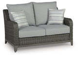 Ashley Gray Elite Park Loveseat w/Cushion - P518 - 835 - Home Elegance USA - 1