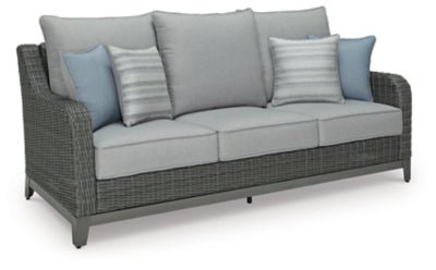 Ashley Gray Elite Park Sofa with Cushion - P518 - 838 - Home Elegance USA - 1