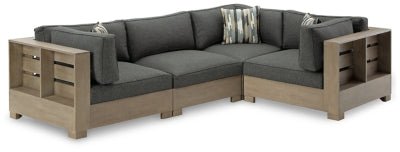 Ashley Brown Citrine Park P660P5 4 - Piece Outdoor Sectional - P660P5 - Home Elegance USA - 1