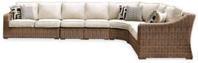 Ashley Beige Beachcroft P791P8 5 - Piece Outdoor Seating Set - P791P8 - Home Elegance USA - 1