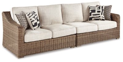 Ashley Beige Beachcroft RAF/LAF Loveseat w/CUSH (Set of 2) - P791 - 854 - Home Elegance USA - 1