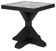 Ashley Black/Light Gray Beachcroft Square End Table | Home Elegance USA
