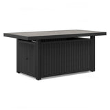 Ashley Black/Light Gray Beachcroft Rectangular Fire Pit Table